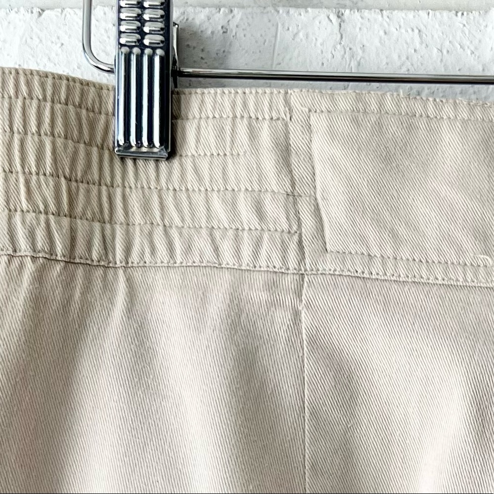 SOLD Vintage high waist beige Turkish cotton pleated mom pants 5/6 - Picture 16 of 16